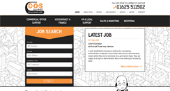 Desktop Screenshot of cosrecruitment.co.uk